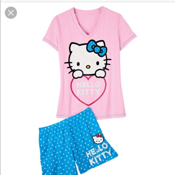 Hello Kitty Other - Hello Kitty polka dot PJ 2X NEW